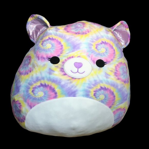 Squishmallows Jonessa Bear Tie-Dyed 20" Psychedelic Stuffed Animal Exclusive Toy - Picture 10 of 10